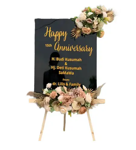 Papan Bunga Akrilik Reco