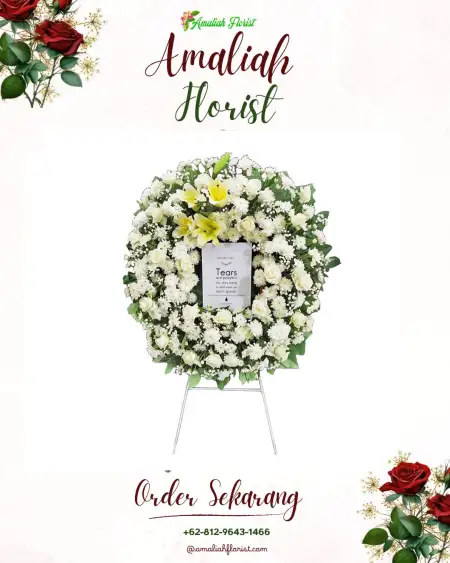 Krans Bunga Duka Reco